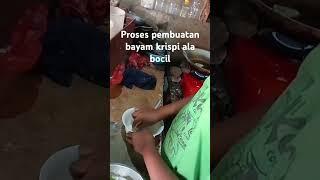 pembuatan bayam krispi ala bocil