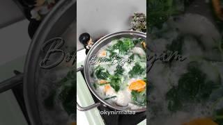 Edisi masih males masak, masak yang simpel aja bobor bayam #masak #shorts