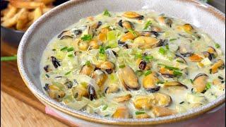 "Moules Frites" RAPIDES : Sans Coquilles et Sans Attente ! Avec une Sauce Fantastique !