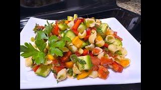 Американский Салат из простых ингредиентов, очень популярный и вкусный, готовят все!