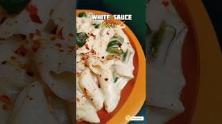 Simple & easy white sauce pasta recipe | #beautybites #whitesaucepasta #viral #shorts