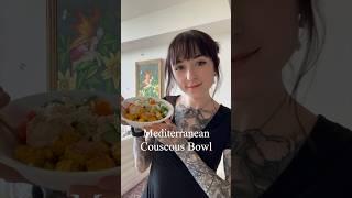 Mediterranean Couscous Bowl! #healthyrecipes #vegetarianrecipes #vegetarian