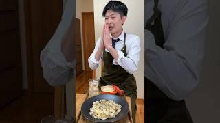 仕事終わりに作るチーズクリームパスタ