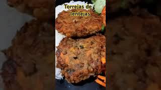 torrejas de lentejas #receta #recetas #cocina #comida #hamburguesa #recetasfaciles #comidaperuana