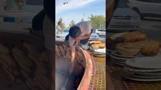 SHOCK! 1000 pieces Uzbek Samosas in Record Tandoor #food #shorts #streetfood