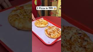 2 Pizza in ₹99 | #shorts #pizza #indianstreetfood