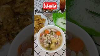 SUP AYAM BIHUN MAKARONI MENU BERKUAH DISAAT HUJAN #masakanrumahan #idemenu ##idemasak