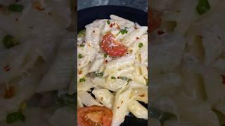 Italian Style White sauce pasta #shorts #youtubeshorts #pasta