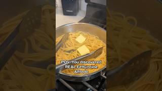 AUTHENTIC Fettuccine Alfredo