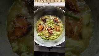 amaranth stem with fish and potato curry#shorts#youtubeshorts#viralvideo#shortsvideo#video#cooking