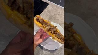 Philly cheesesteak #cheesesteak #sandwich #food #recept #matlagning #laga #viral #shorts