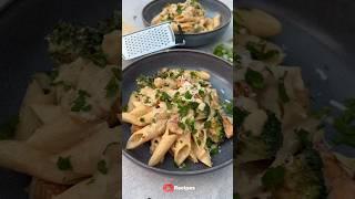 Creamy cajun chicken and broccoli pasta