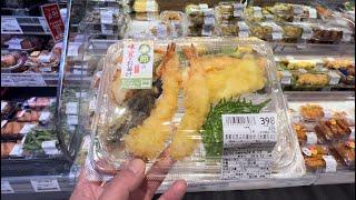 10 Eating Tempura and Japanese Food Grocery Shopping
