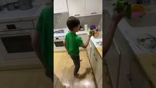 Салат готов. Теперь уборка #kifill #funny #cooking