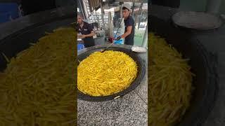 Mega pilaf is famous in pilaf center in Uzbekistan￼#shorts #pilaf  #food #cooking