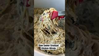 Slow Cooker Crockpot Chicken Alfredo