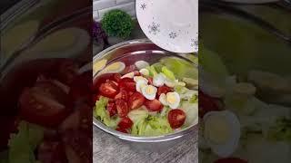 Необычный салат с криветками  #блюдо #еда #кулинария #кулинар #мастер #домашняякухня #вкусно #рецепт