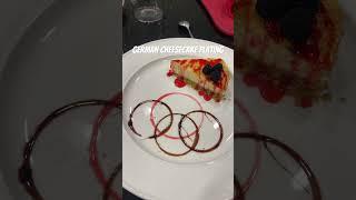 German Cheesecake Plating | Plating Ideas| #cheesecake #platingideas #culinary