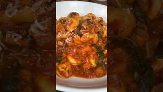 One pot sausage tortellini #foodshorts #youtubeshorts #yummy #cooking #asmr #pasta#fypage #foodie