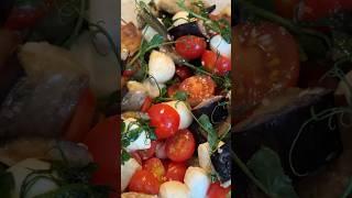 Салат с хрустящими баклажанами  #салат #рецепт #баклажанырецепт