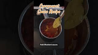 How to Make Currywurst Sauce: 베를린 커리부어스트 #currywurst #CurrywurstSauce #GermanFood #EasyRecipes #독일요리