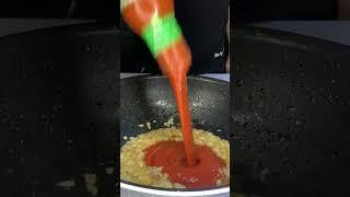 RED SAUCE PASTA ASMR COOKING || #asmr #asmrsounds #food #pasta #cooking #asmrcooking  #viral #recipe