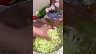 Смачний , легкий салат з капустою #рецепт #alinka_cookinggg #салат #капуста
